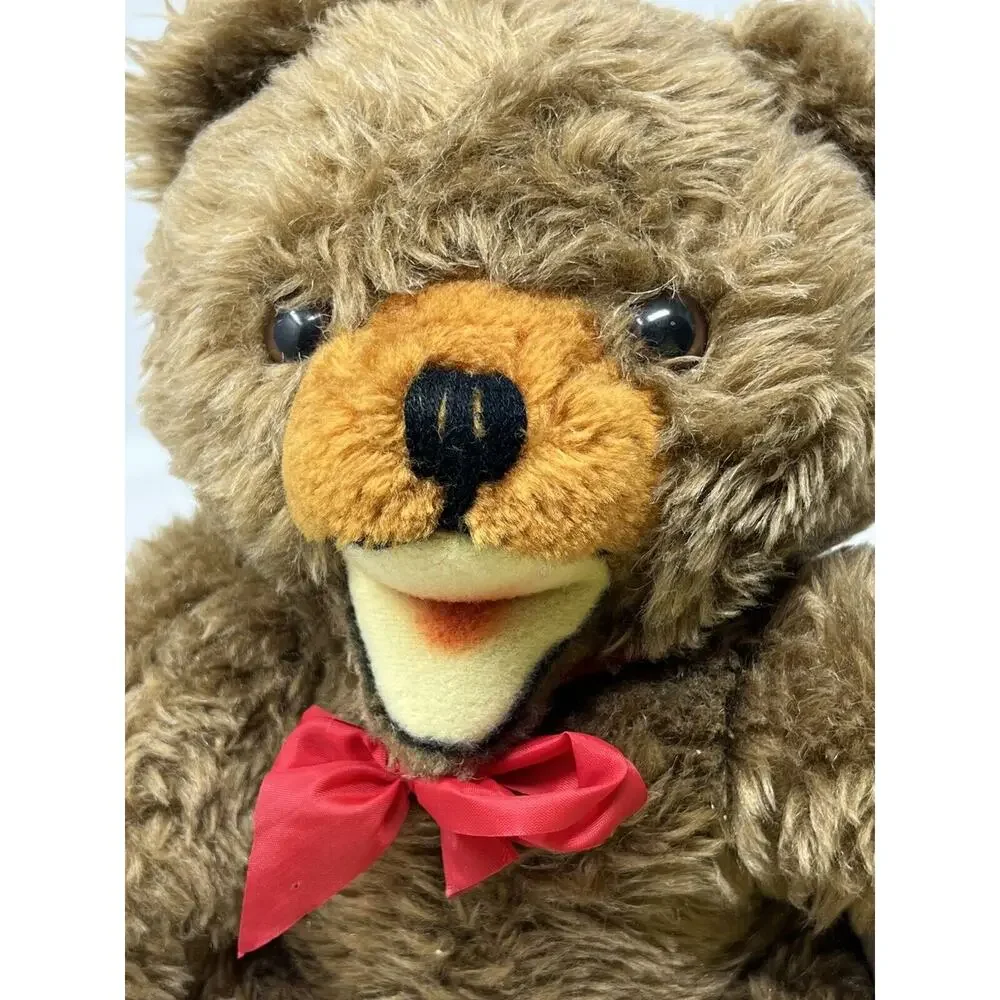 Vintage GUND Open Mouth Teddy Bear 16